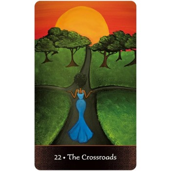 Afro Goddess Lenormand Oracle kortos US Games Systems